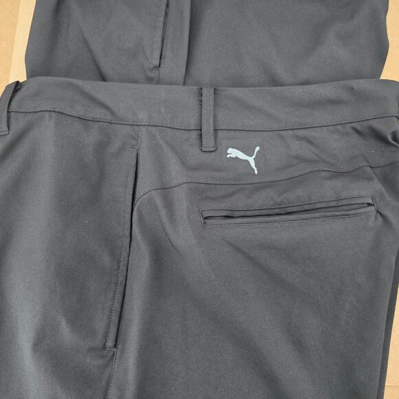 Puma Blkack Gray Performance Stretch Lightweight Golf  Pants Mens W 36 L 30 4 of - Picture 2 of 15